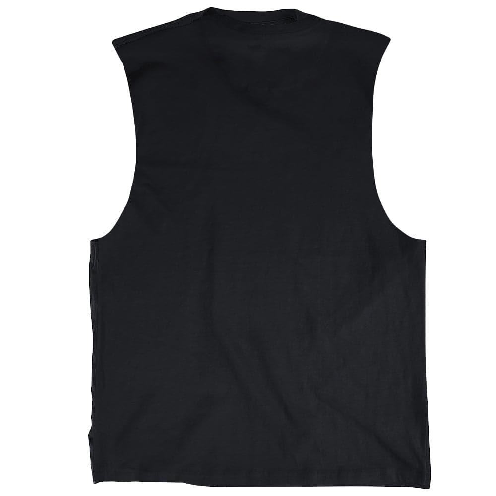 Mitchell And Ness T-Shirts Milwaukee Bucks Mitchell & Ness NBA HWC Retro Logo Sleeveless Muscle T-Shirt - Black