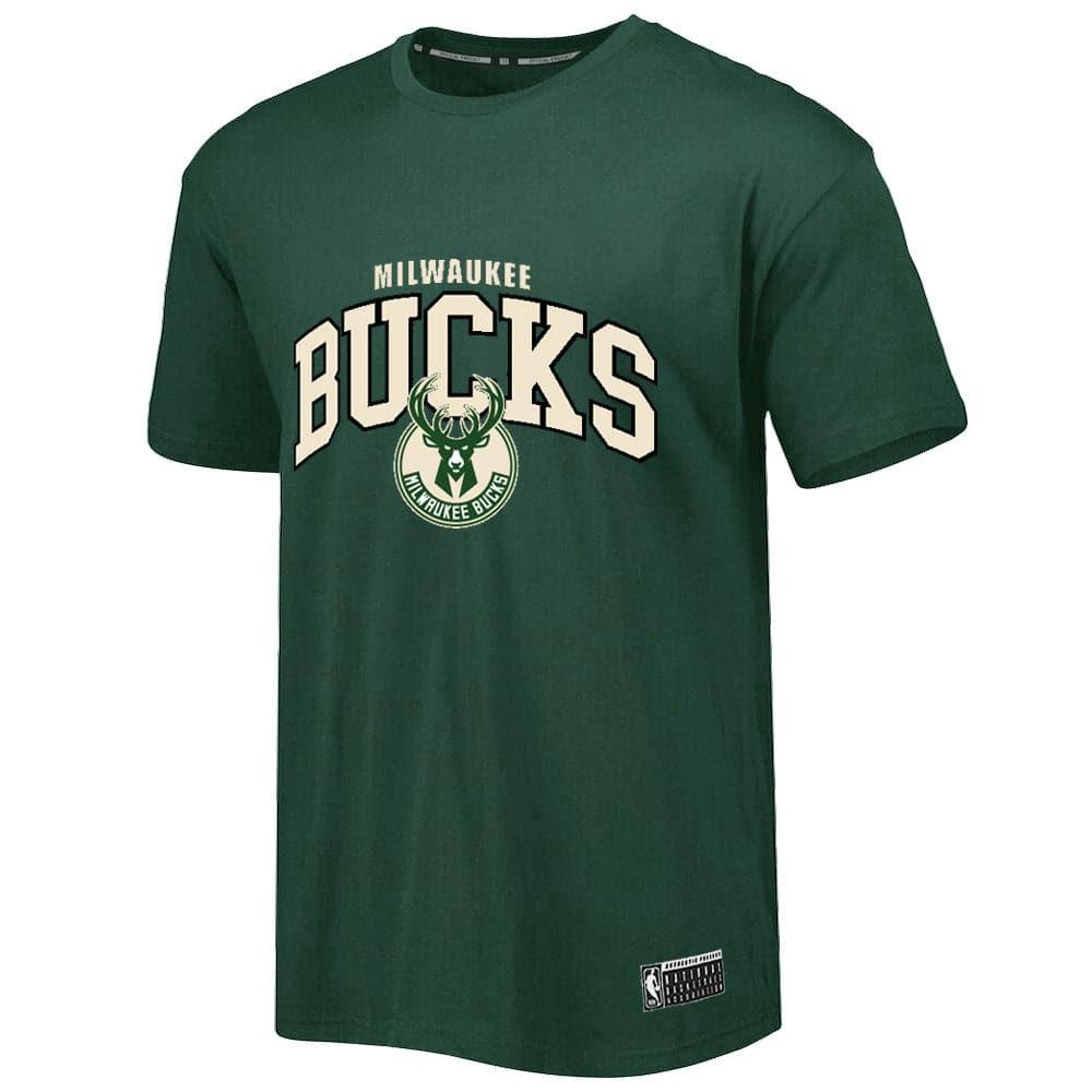 NBA Essentials T-Shirts Milwaukee Bucks NBA Essentials Team Arch T-Shirt - Green