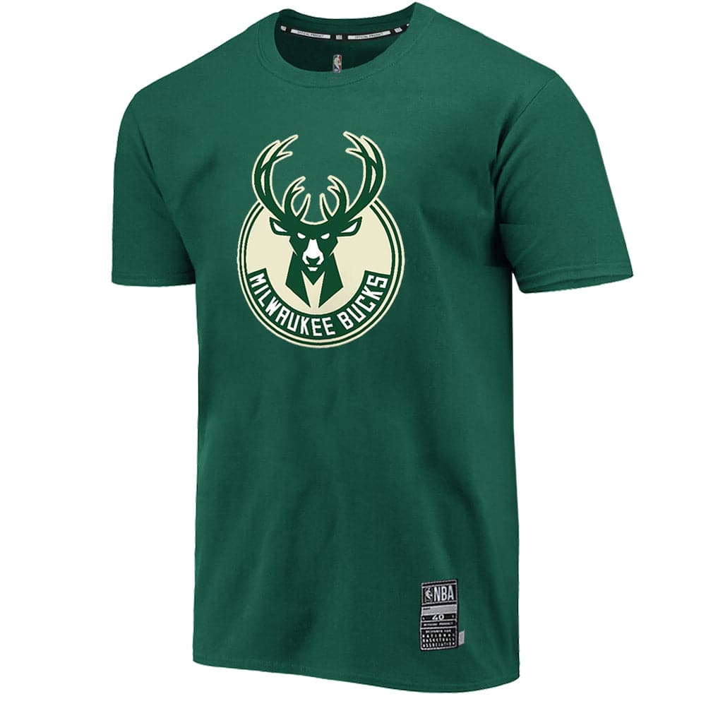 NBA Essentials T-Shirts Milwaukee Bucks NBA Essentials Team Logo T-Shirt - Green