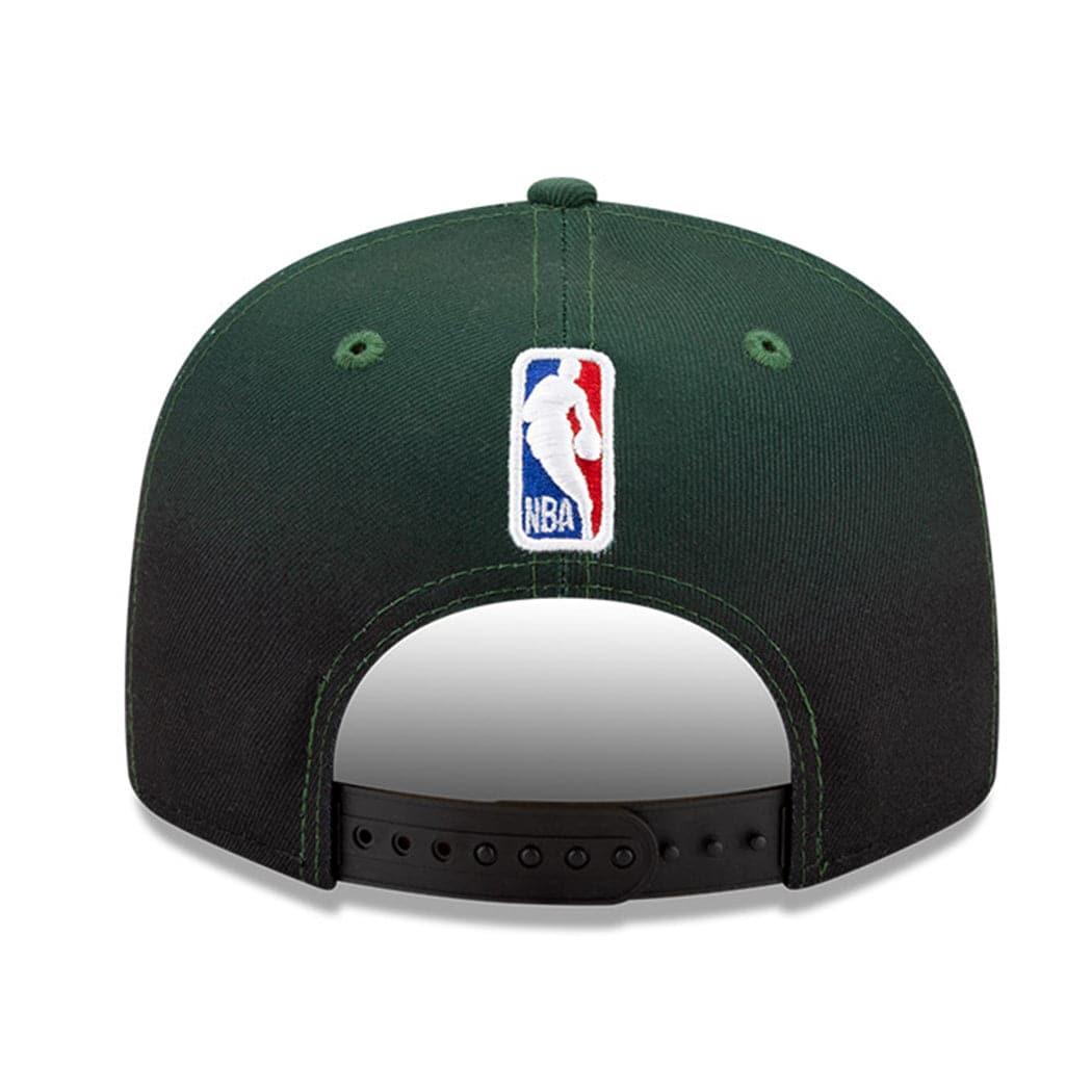 New Era Caps Milwaukee Bucks New Era NBA 2021 Back Half 9FIFTY Snapback Hat - Green