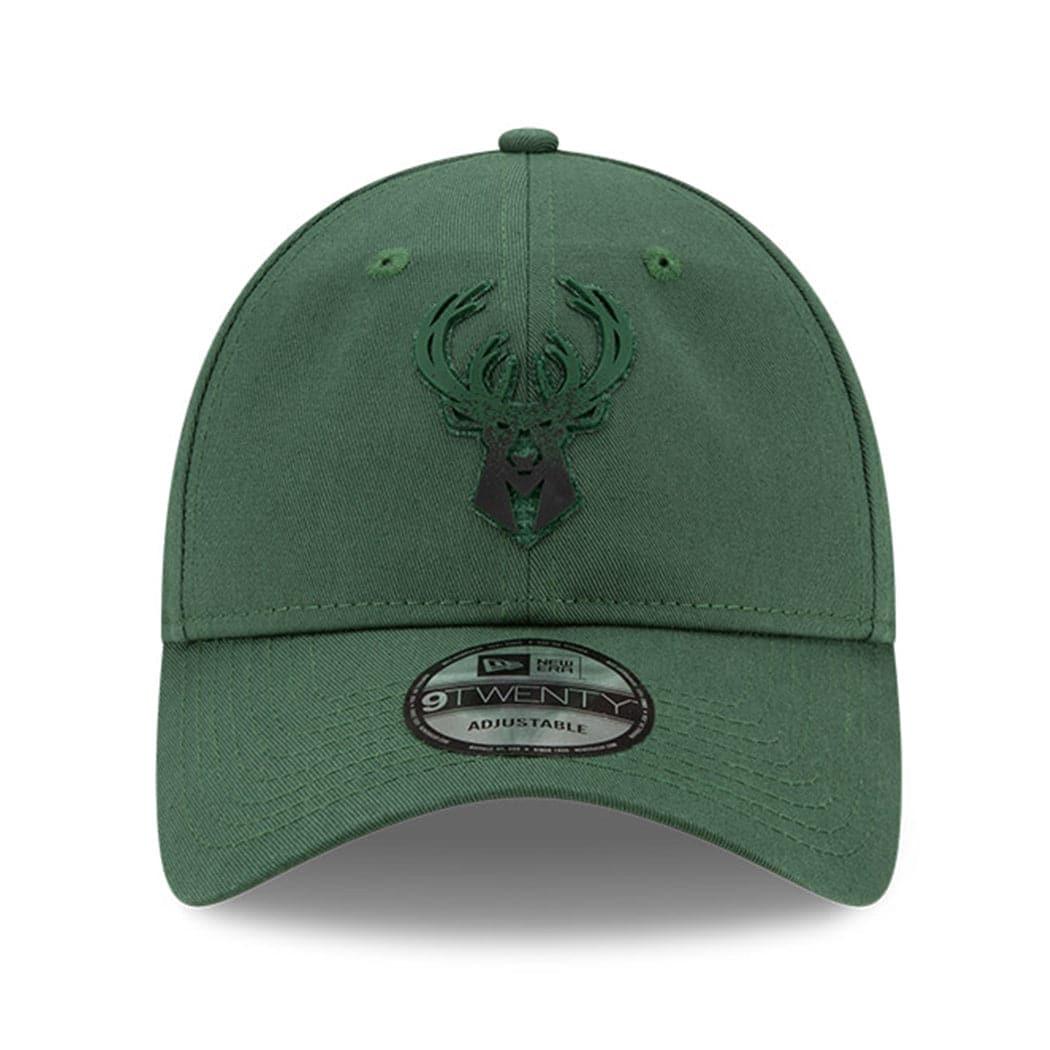 New Era Caps Milwaukee Bucks New Era NBA 2021 Back Half 9TWENTY Curved Hat - Green