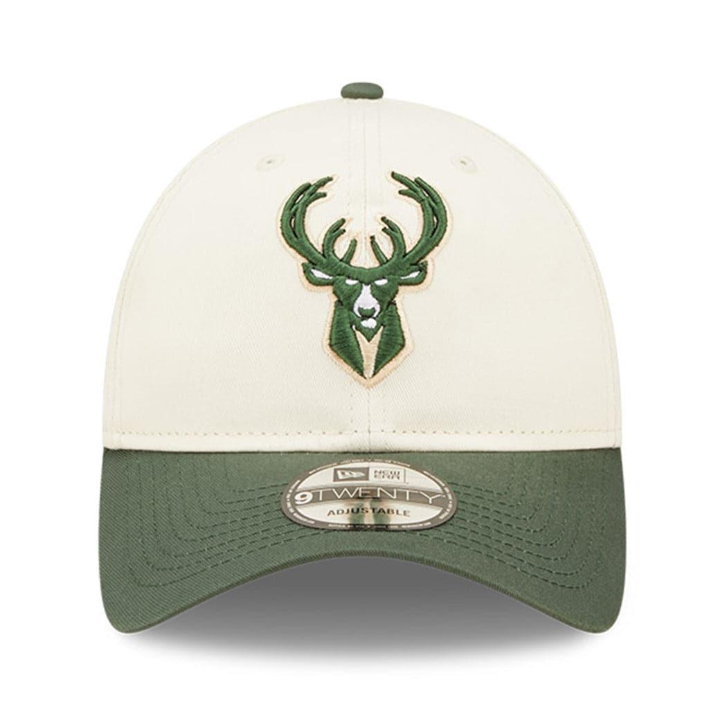 New Era Caps Milwaukee Bucks New Era NBA 2022 Draft 9TWENTY Strapback Hat - Cream