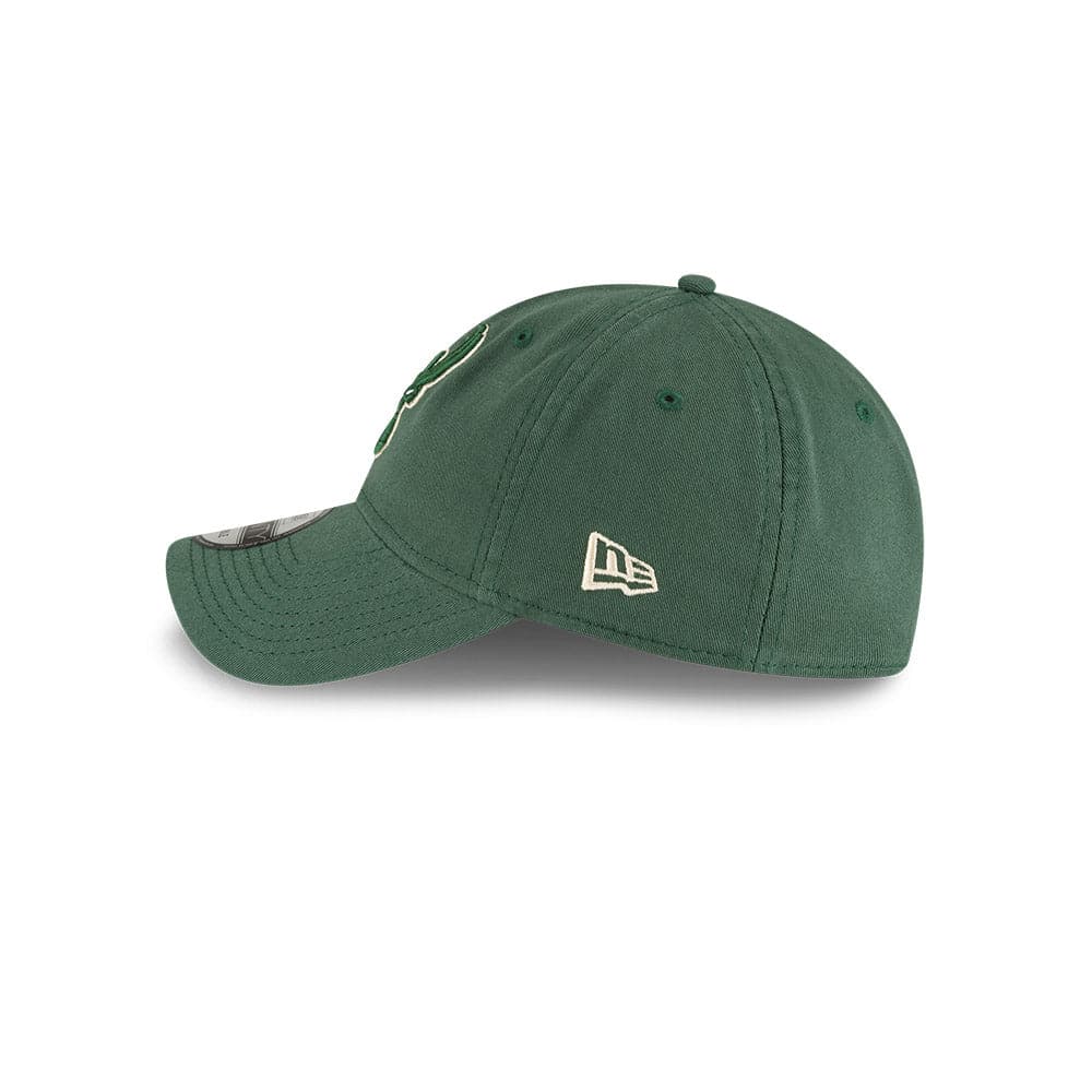 New Era Caps Milwaukee Bucks New Era NBA 21-22 Back Half 9TWENTY Hat - Green