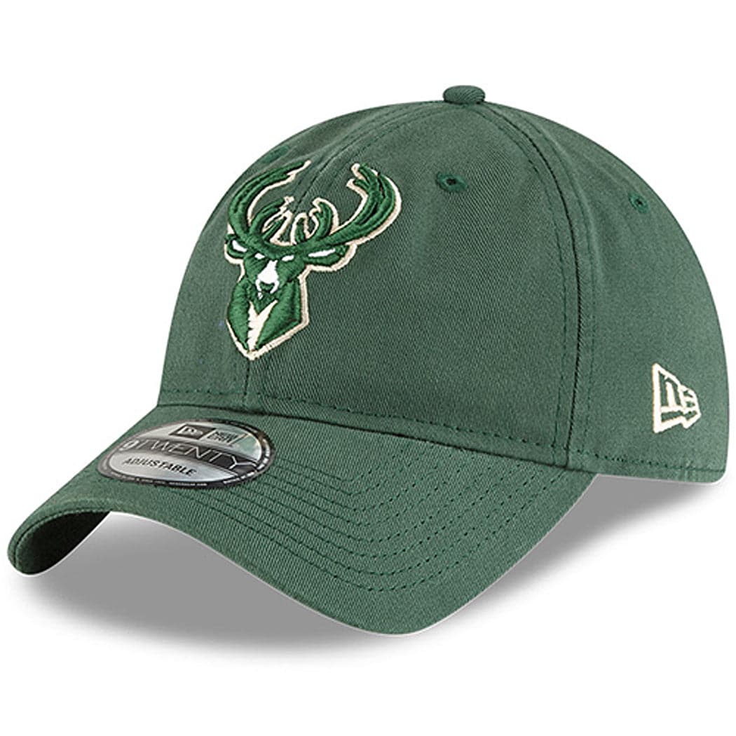 New Era Caps Milwaukee Bucks New Era NBA 21-22 Back Half 9TWENTY Hat - Green