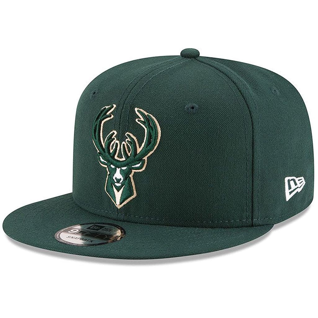 New Era Caps Milwaukee Bucks New Era NBA Team 9FIFTY Snapback Hat - Green
