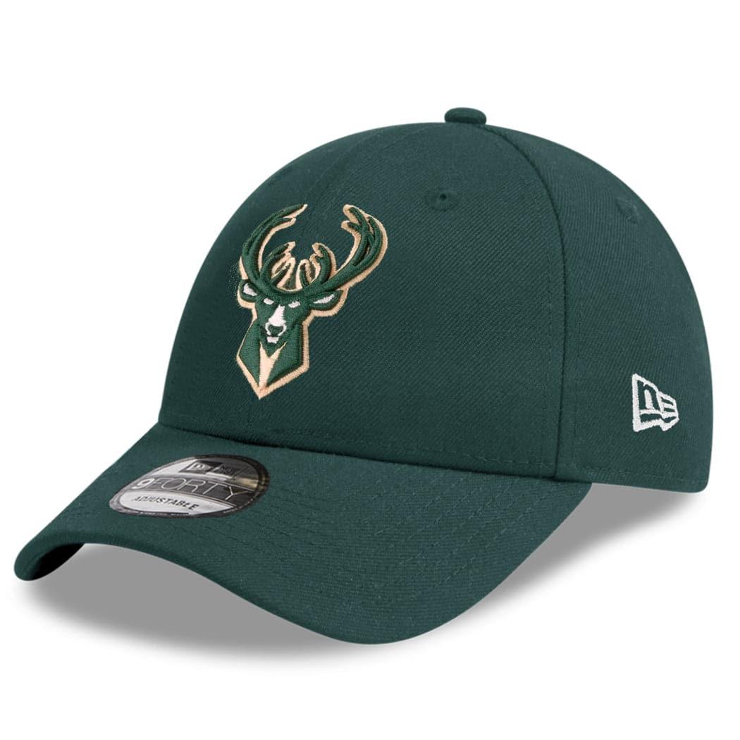 New Era Caps Milwaukee Bucks New Era NBA Team 9FORTY Snapback Hat - Green