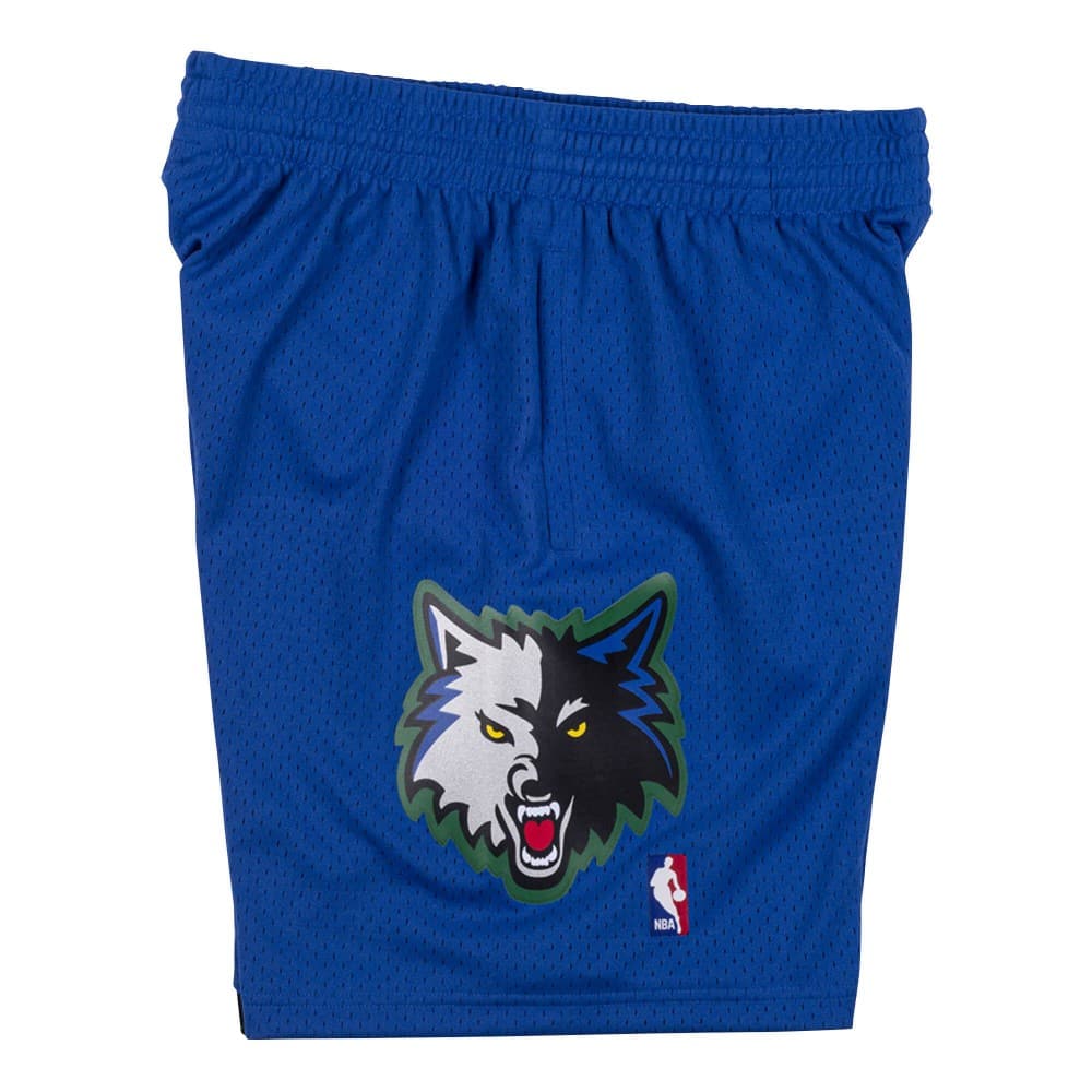 Mitchell And Ness Shorts Minnesota Timberwolves Mitchell & Ness NBA 96-97 Road Swingman Shorts - Blue