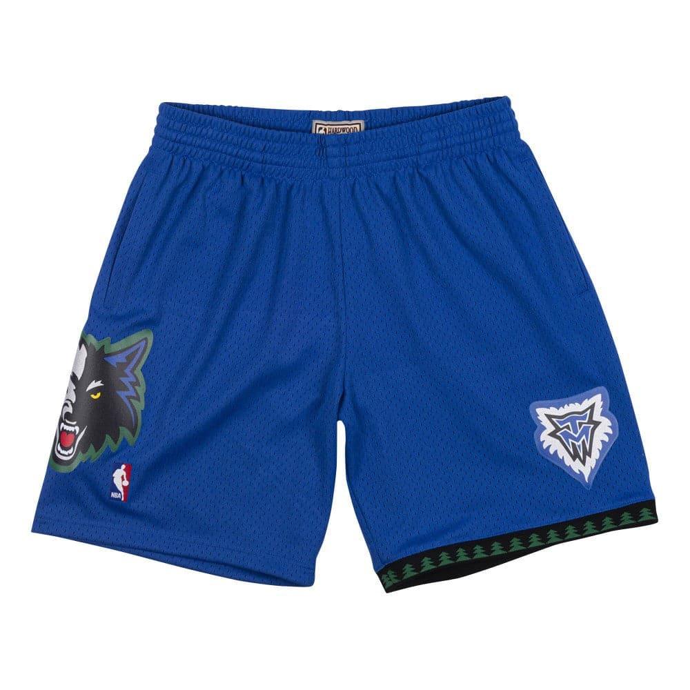 Mitchell And Ness Shorts Minnesota Timberwolves Mitchell & Ness NBA 96-97 Road Swingman Shorts - Blue