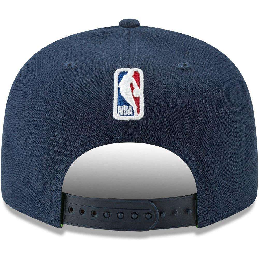 New Era Caps Minnesota Timberwolves New Era NBA 2019 Back Half 9FIFTY Snapback Hat - Navy