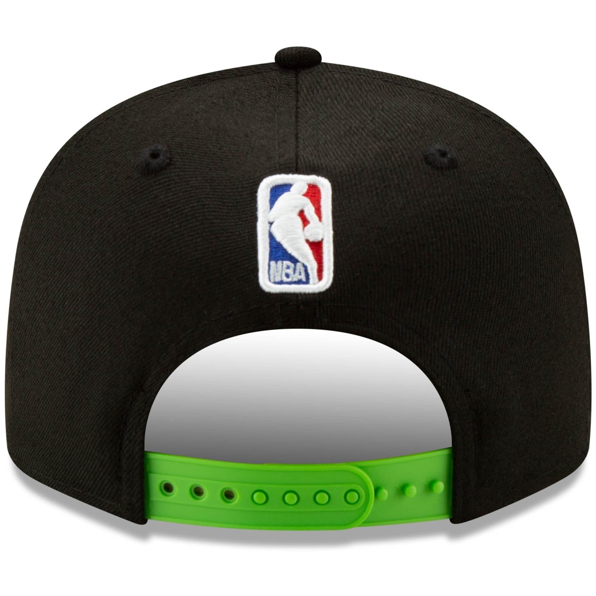 New Era Caps Minnesota Timberwolves New Era NBA 2020 Back Half 9FIFTY Snapback Hat - Black