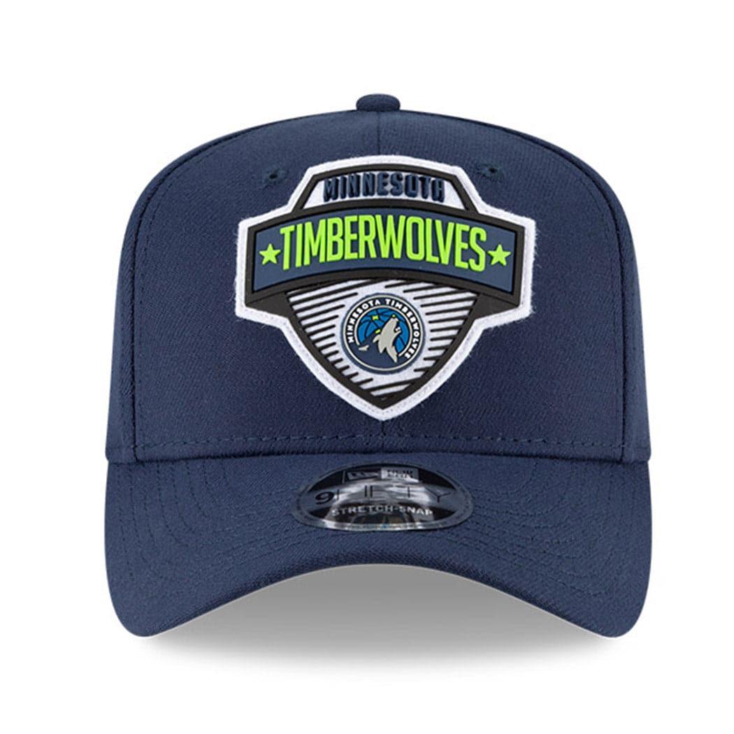New Era Caps Minnesota Timberwolves New Era NBA 2020 Tip-Off 9FIFTY Stretch-Snap Curve Hat - Navy