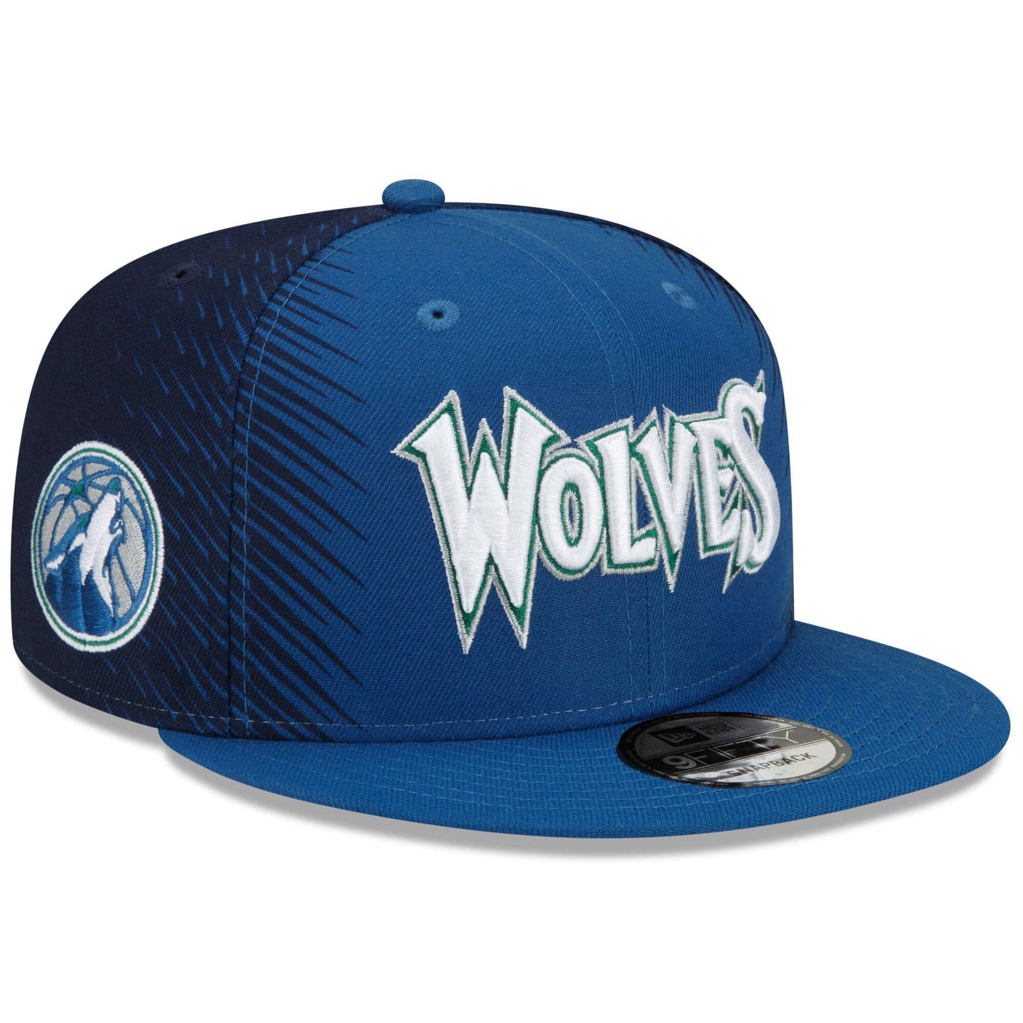 New Era Caps Minnesota Timberwolves New Era NBA 21-22 City Edition 9FIFTY Snapback Hat - Blue