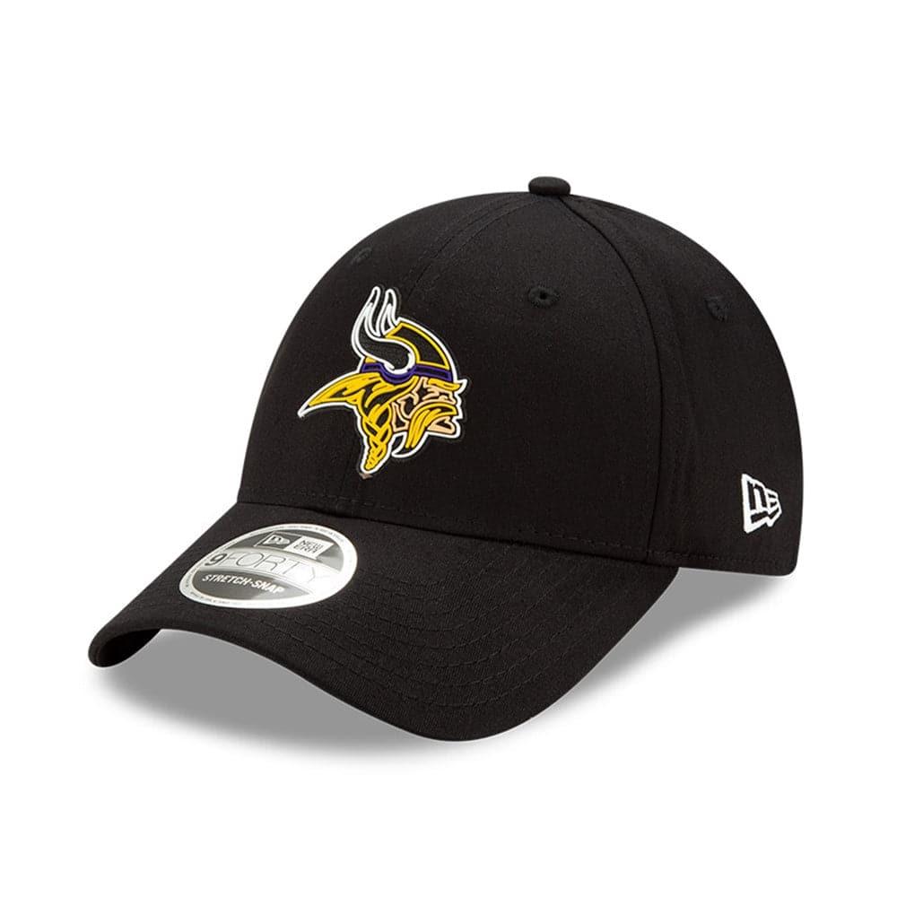New Era Caps Minnesota Vikings New Era NFL 2020 Draft 9FORTY Stretch Snapback Curve Hat - Black