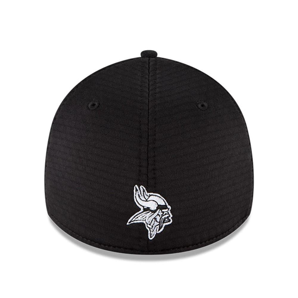 New Era Caps Minnesota Vikings New Era NFL 2020 Summer Sideline 39THIRTY Flex Fit Curve Hat - Black