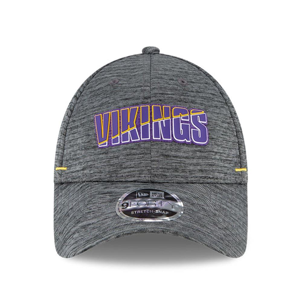 New Era Caps Minnesota Vikings New Era NFL 2020 Summer Sideline 9FORTY Snapback Curve Hat - Heather