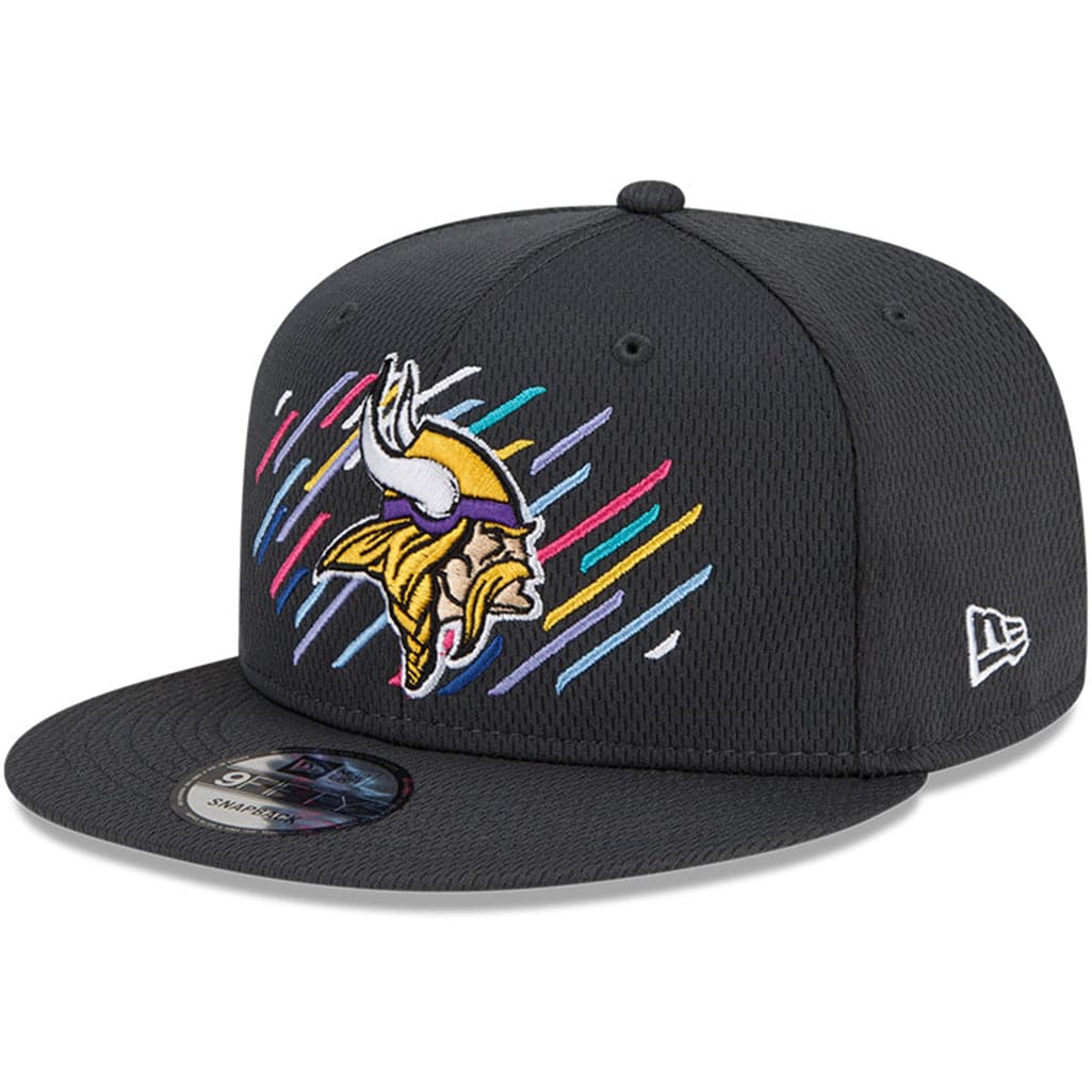 New Era Caps Minnesota Vikings New Era NFL 2021 Crucial Catch 9FIFTY Snapback Hat - Steel