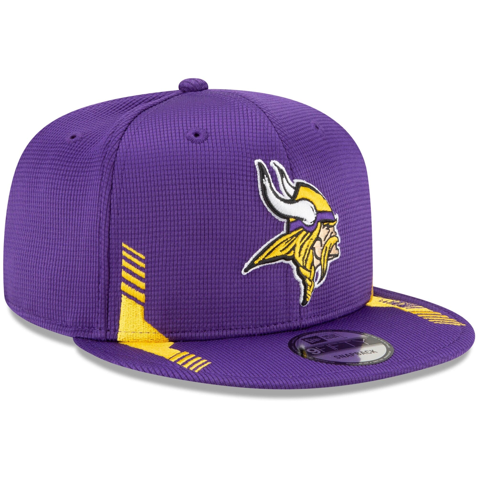 New Era Caps Minnesota Vikings New Era NFL 2021 Sideline Home 9FIFTY Snapback Hat - Purple