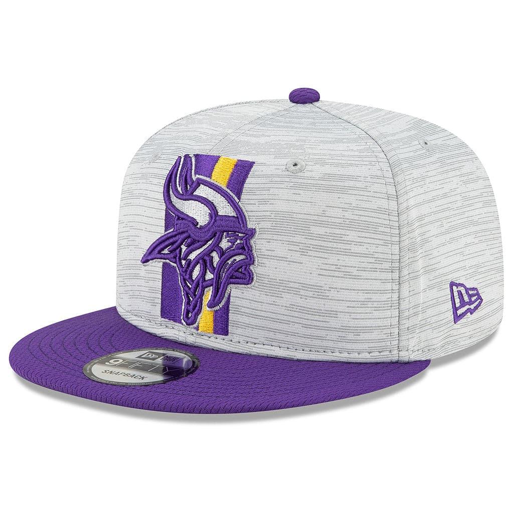 New Era Caps Minnesota Vikings New Era NFL 2021 Training Camp 9FIFTY Snapback Hat - Grey