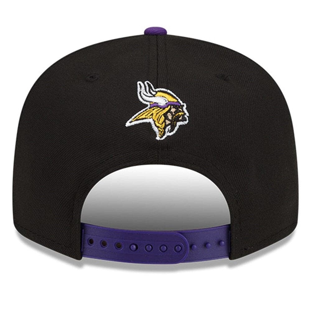 New Era Caps Minnesota Vikings New Era NFL 2022 Draft On-Stage 9FIFTY Snapback Hat - Black