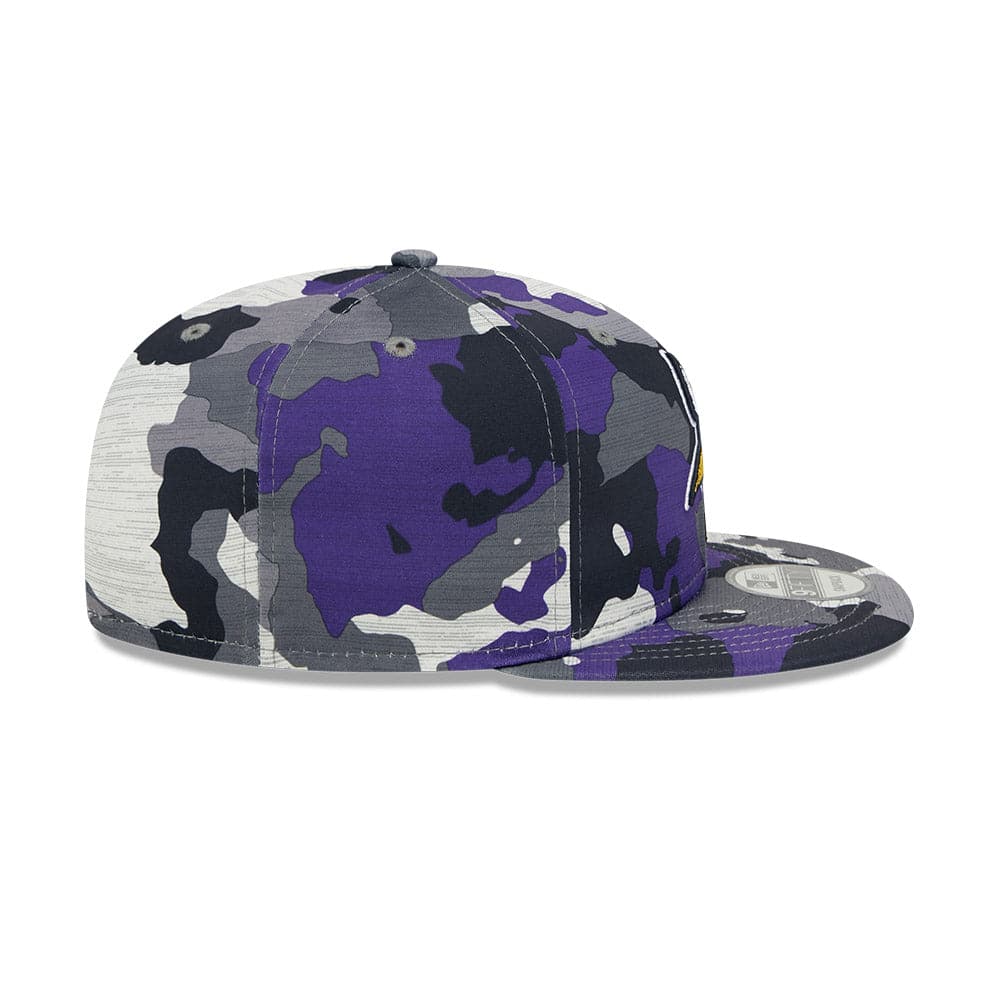 New Era Caps Minnesota Vikings New Era NFL 22 Training Camp 9FIFTY Snapback Hat - Camo