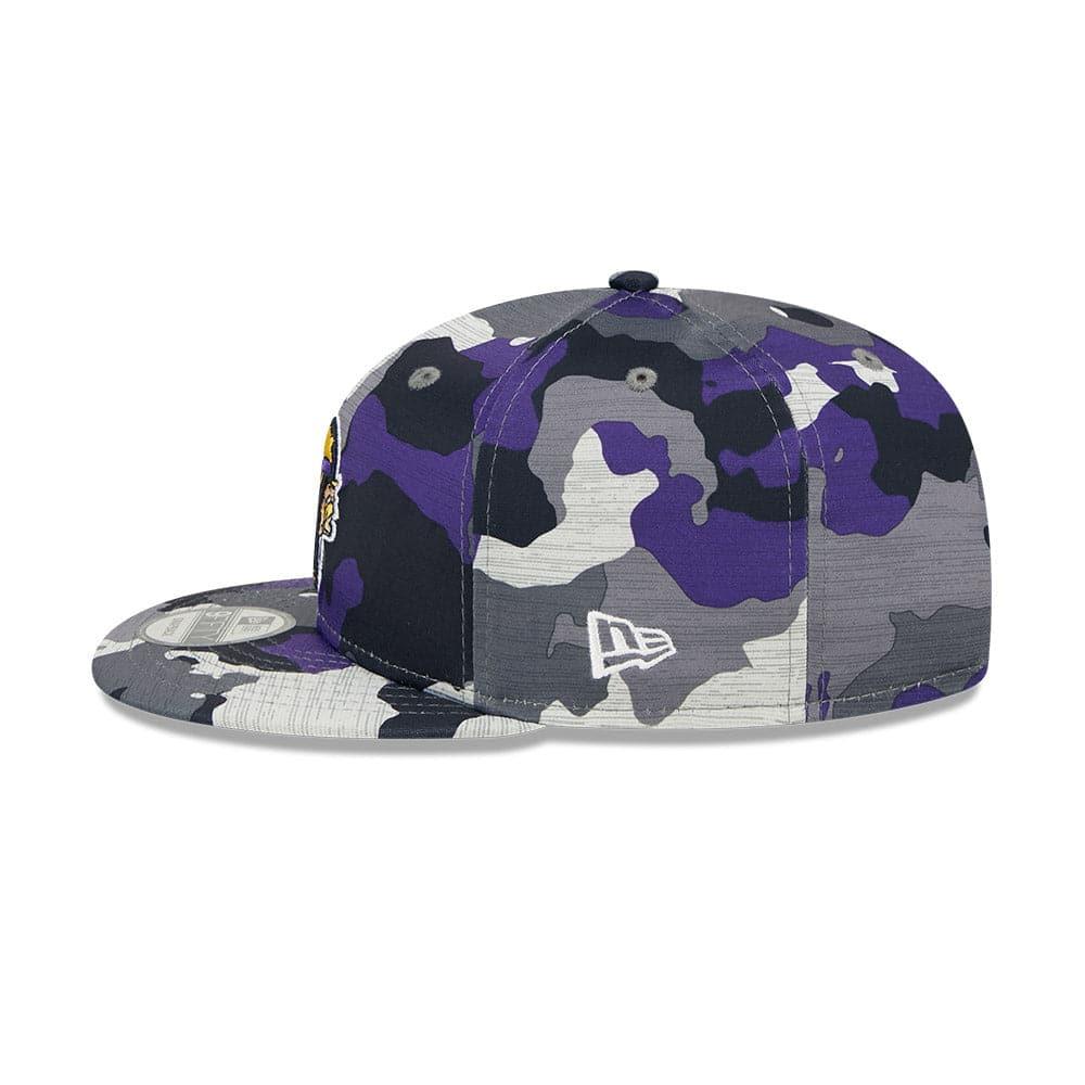 New Era Caps Minnesota Vikings New Era NFL 22 Training Camp 9FIFTY Snapback Hat - Camo