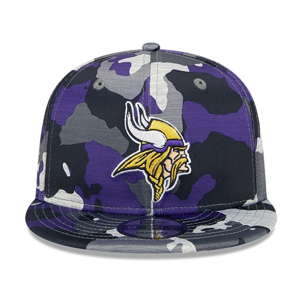 New Era Caps Minnesota Vikings New Era NFL 22 Training Camp 9FIFTY Snapback Hat - Camo