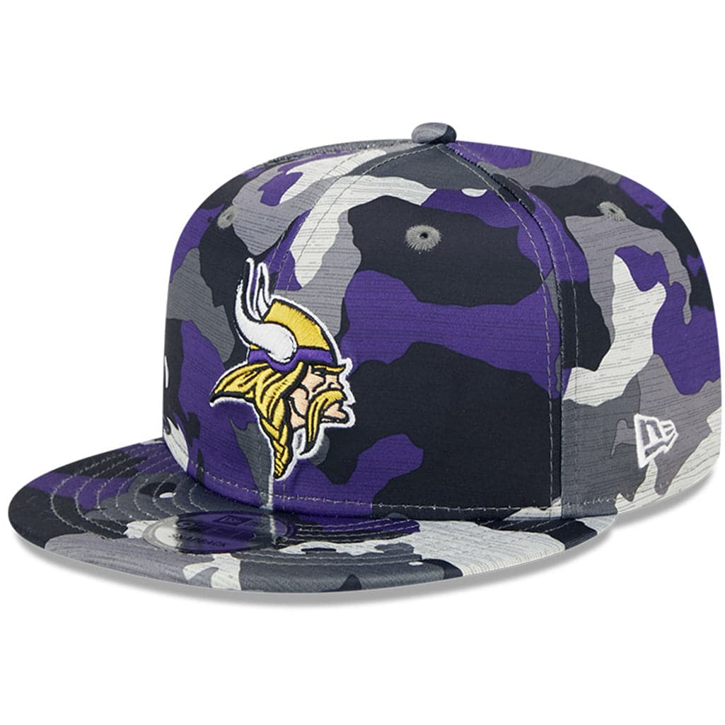 New Era Caps Minnesota Vikings New Era NFL 22 Training Camp 9FIFTY Snapback Hat - Camo