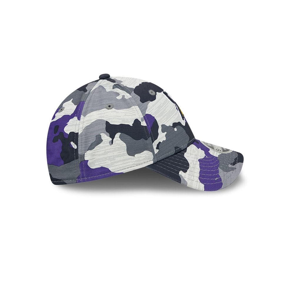 New Era Caps Minnesota Vikings New Era NFL 22 Training Camp 9FORTY Stretch Snap Hat - Camo