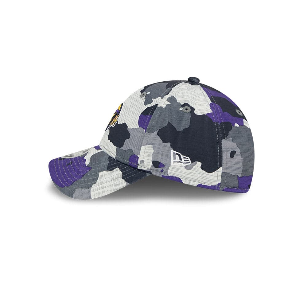 New Era Caps Minnesota Vikings New Era NFL 22 Training Camp 9FORTY Stretch Snap Hat - Camo