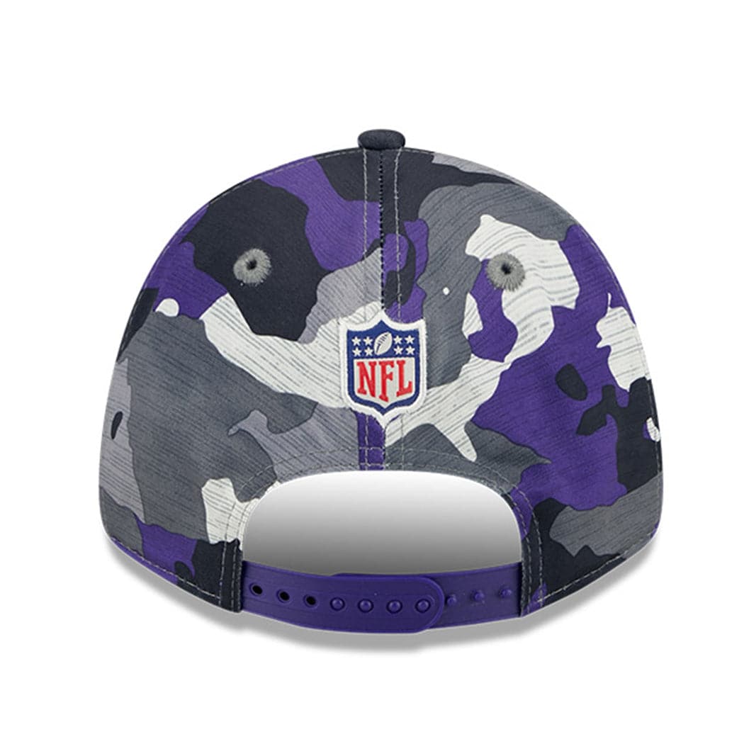 New Era Caps Minnesota Vikings New Era NFL 22 Training Camp 9FORTY Stretch Snap Hat - Camo