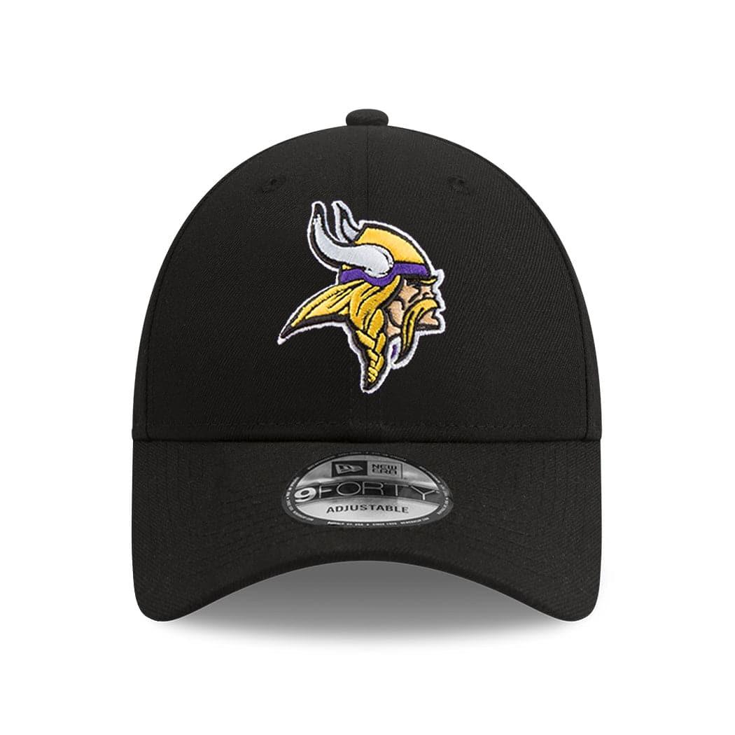 New Era Caps Minnesota Vikings New Era NFL Team 9FORTY Snapback Curve Hat - Black