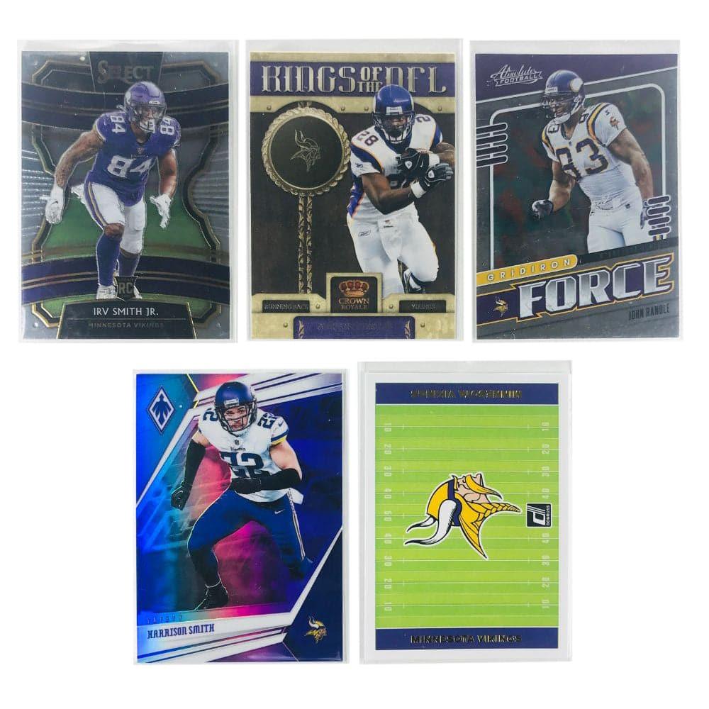 Panini Cards Minnesota Vikings Panini NFL 5 Rookie & Insert Card Set