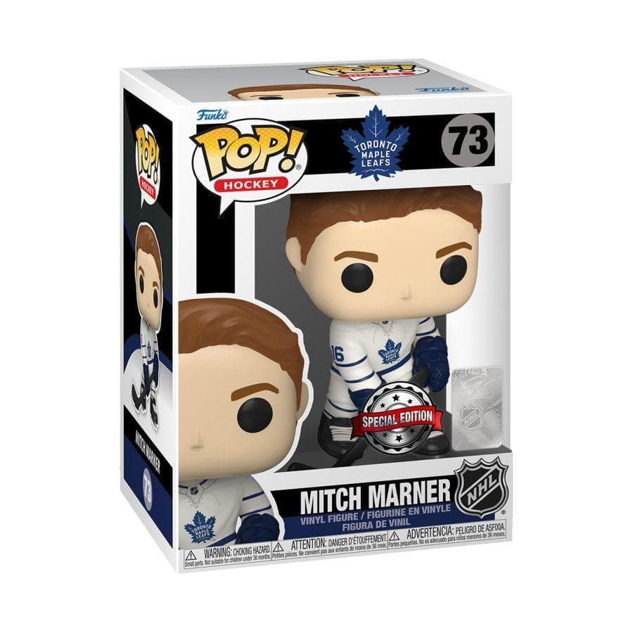 Funko Figures Mitch Marner Toronto Maple Leafs Funko NHL Pop Vinyl 73 Figure - White