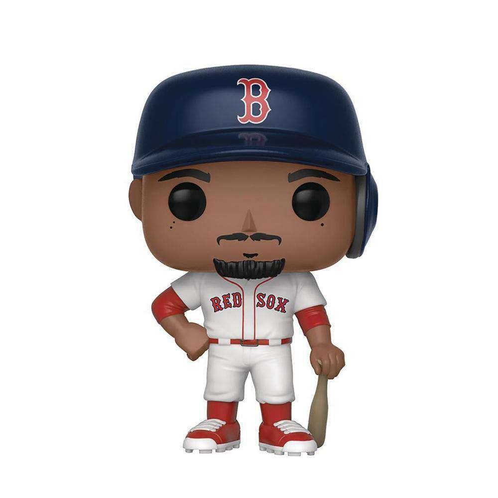 Funko Figures Mookie Betts Boston Red Sox Funko MLB Pop Vinyl 3.75" Figure - White