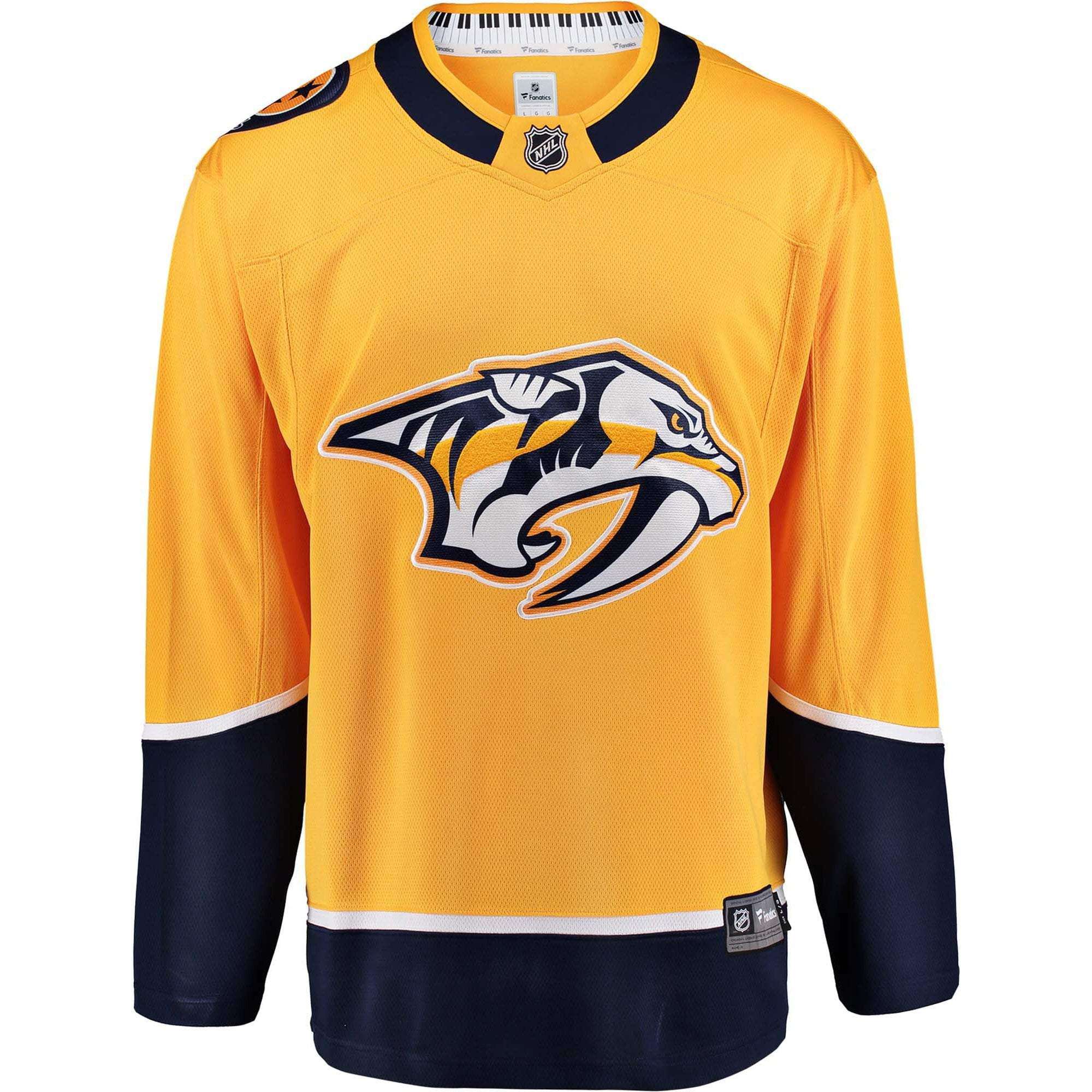 NHL Branded Jerseys Nashville Predators NHL Breakaway Replica Jersey - Gold