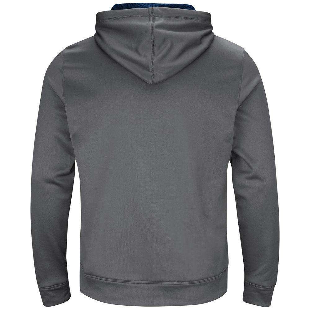 Majestic Athletic Jumpers New England Patriots Majestic NFL Armor Performance Hoodie Jumper - Grey
