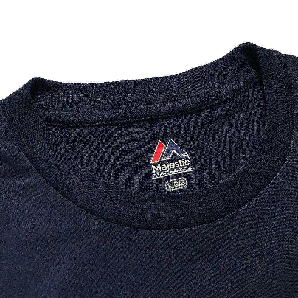 Majestic Athletic T-Shirts New England Patriots Majestic NFL Critical Victory T-Shirt - Navy