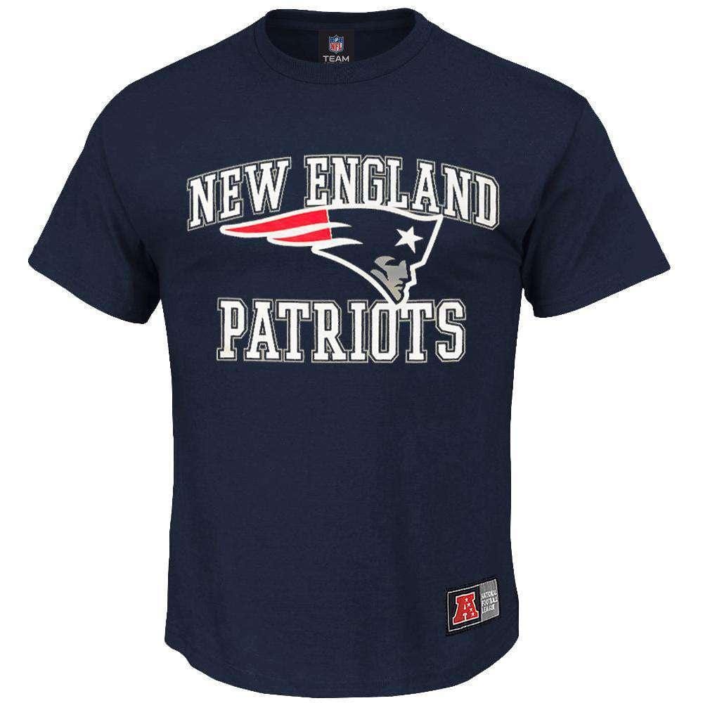 Majestic Athletic T-Shirts New England Patriots Majestic NFL Despa T-Shirt - Navy