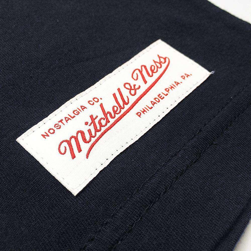 Mitchell And Ness Long Sleeve Tees New England Patriots Mitchell & Ness NFL Triple Double Long Sleeve T-Shirt - Navy