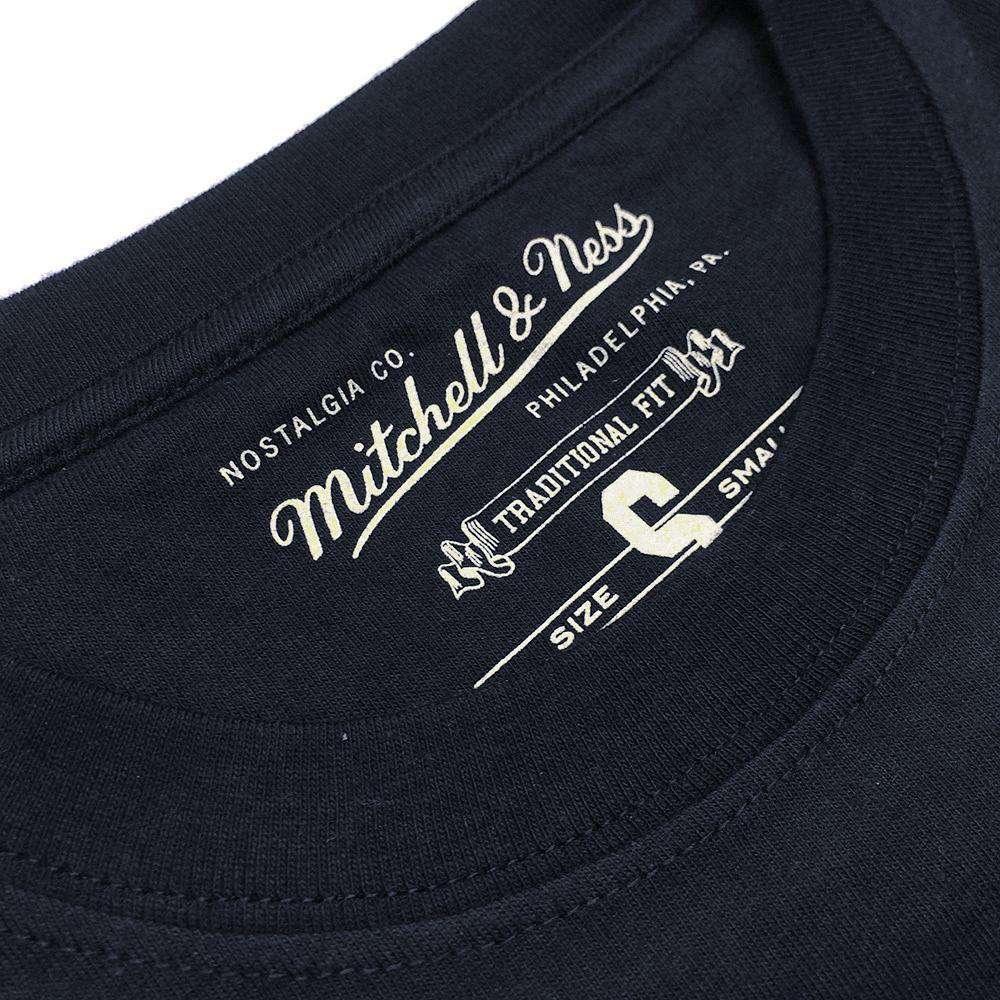 Mitchell And Ness Long Sleeve Tees New England Patriots Mitchell & Ness NFL Triple Double Long Sleeve T-Shirt - Navy