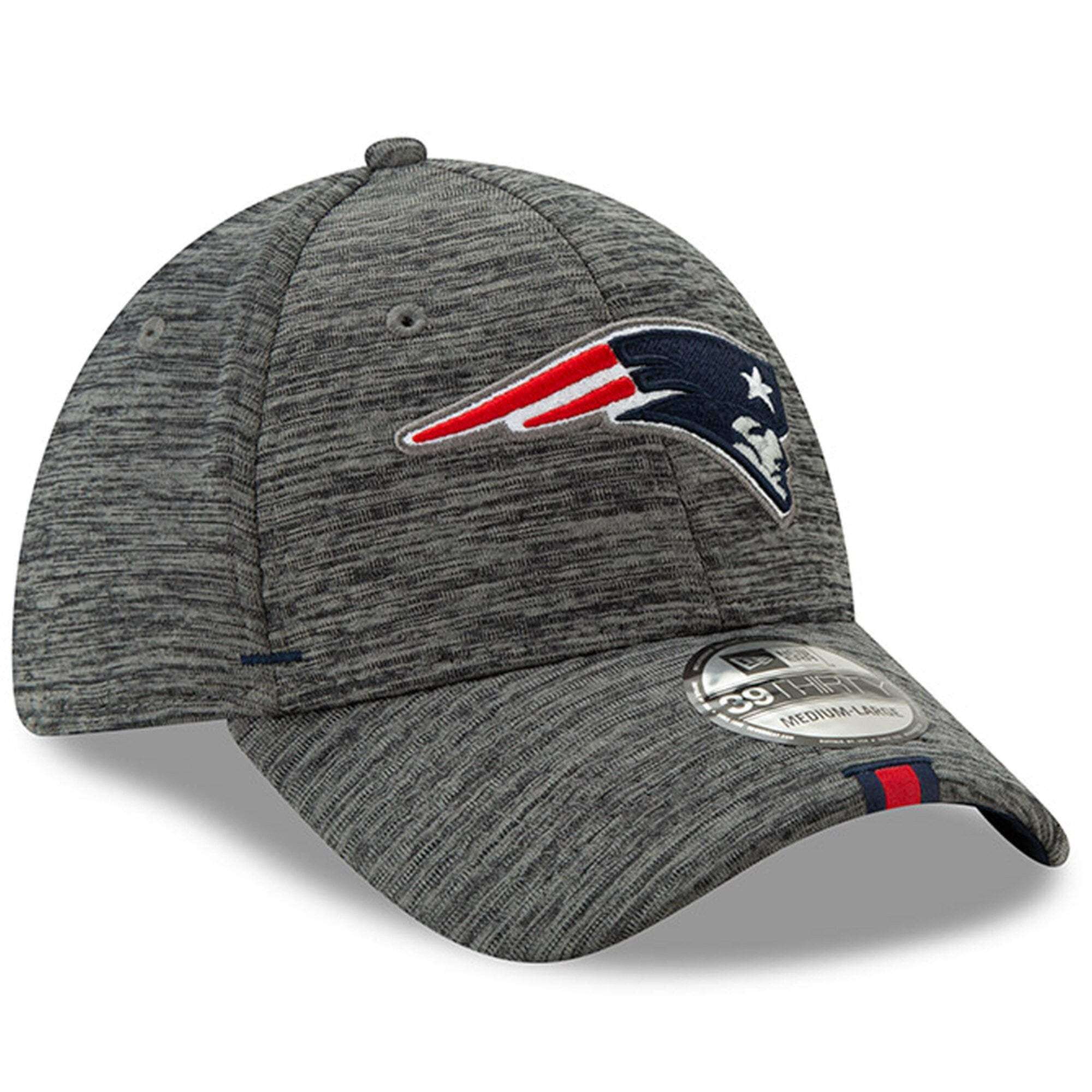 New Era Caps New England Patriots New Era 2019 NFL Training Camp 39THIRTY Stretch-Fit Hat - Graphite