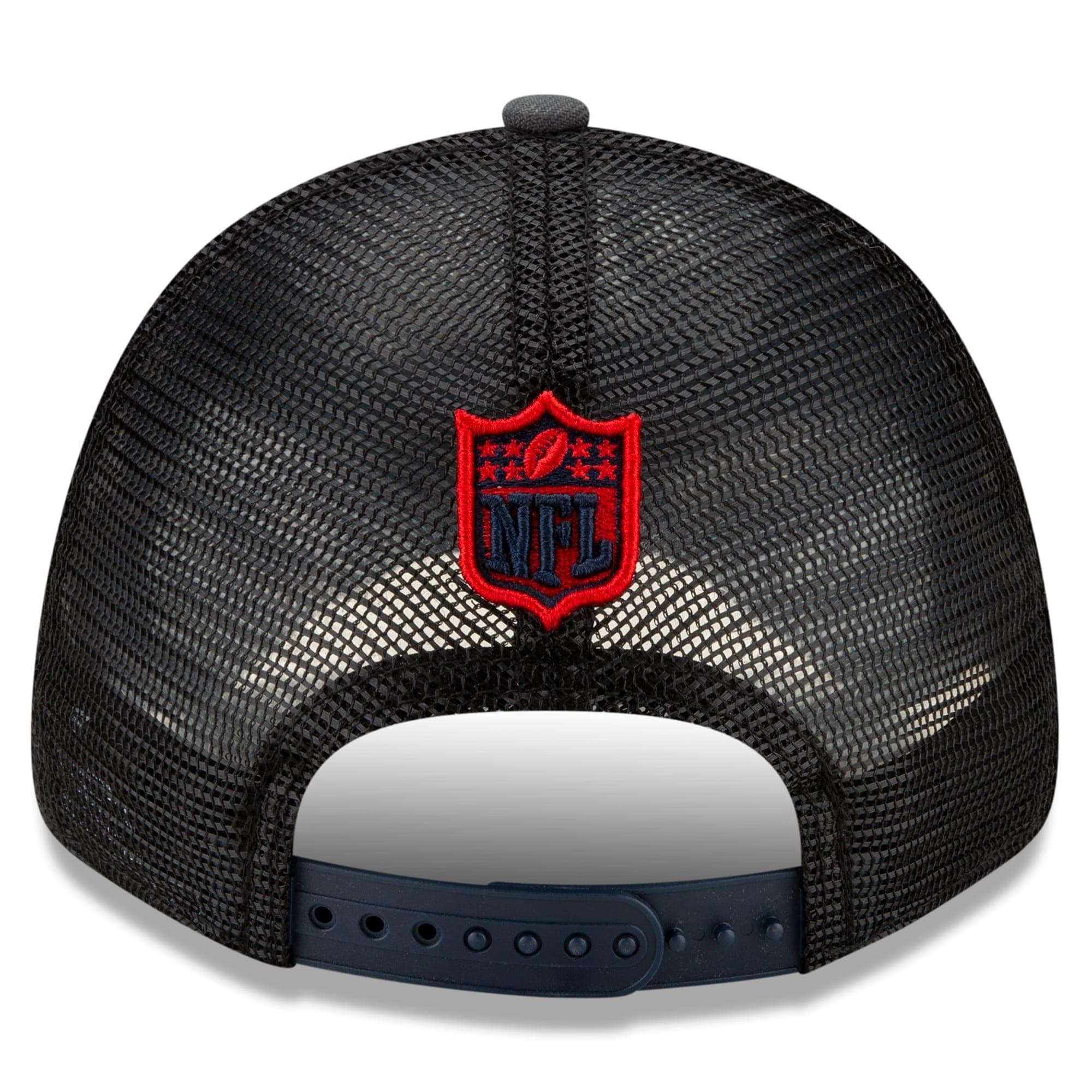 New Era Caps New England Patriots New Era 2021 NFL Draft 9FORTY Snapback Curve Hat - Graphite