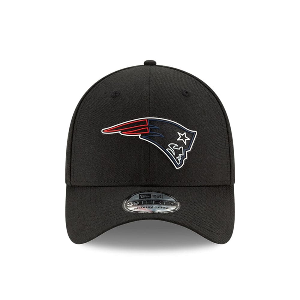 New Era Caps New England Patriots New Era NFL 2020 Draft 39THIRTY Flex Fit Curve Hat - Black