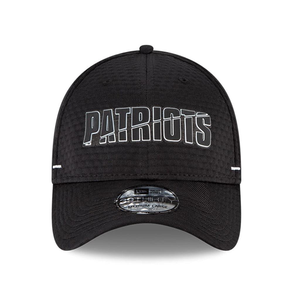 New Era Caps New England Patriots New Era NFL 2020 Summer Sideline 39THIRTY Flex Fit Curve Hat - Black