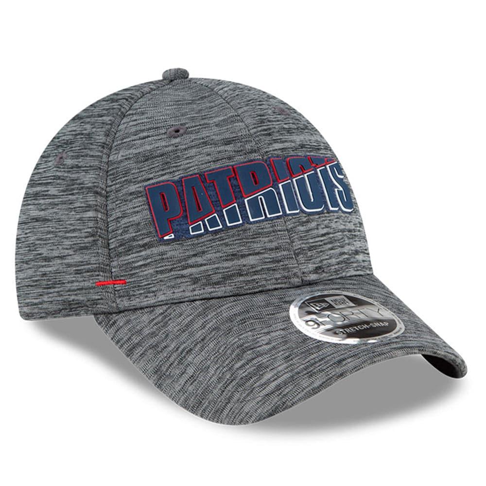 New Era Caps New England Patriots New Era NFL 2020 Summer Sideline 9FORTY Snapback Curve Hat - Heather