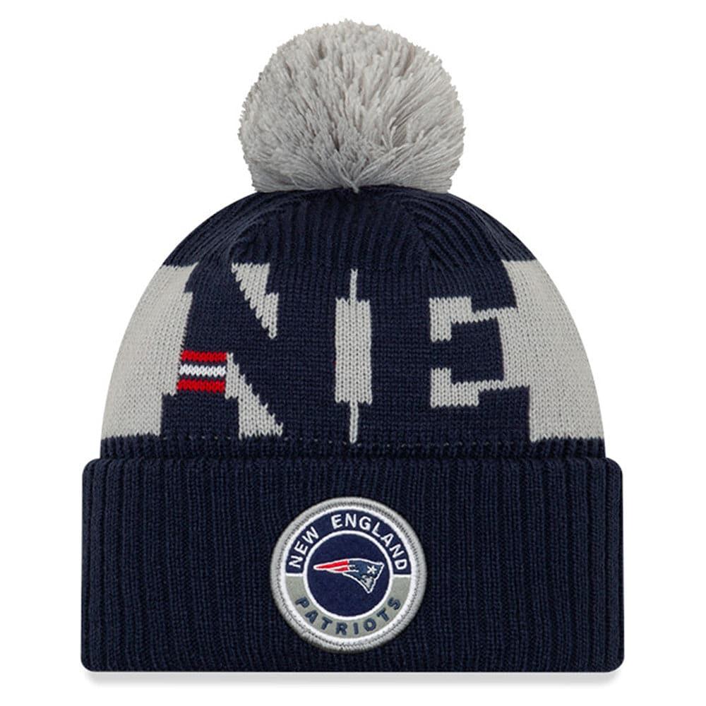 New Era Beanies New England Patriots New Era NFL 2020 Team Colour Sideline Knit Beanie