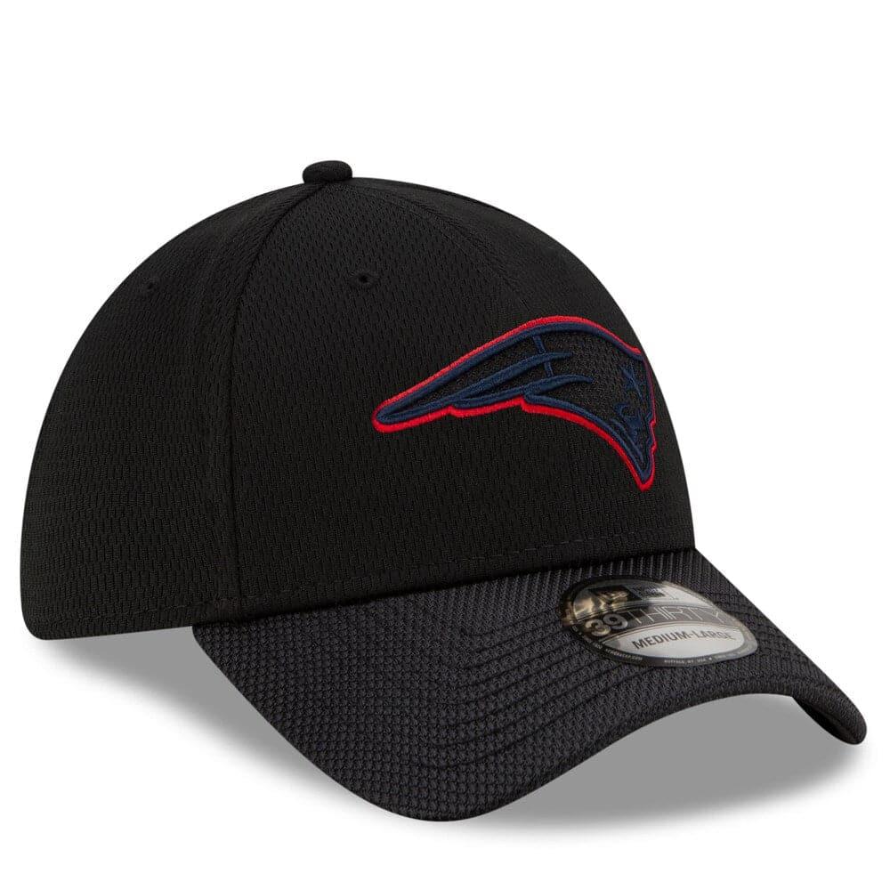New Era Caps New England Patriots New Era NFL 2021 Sideline Road 39THIRTY Flex Fit Hat - Navy
