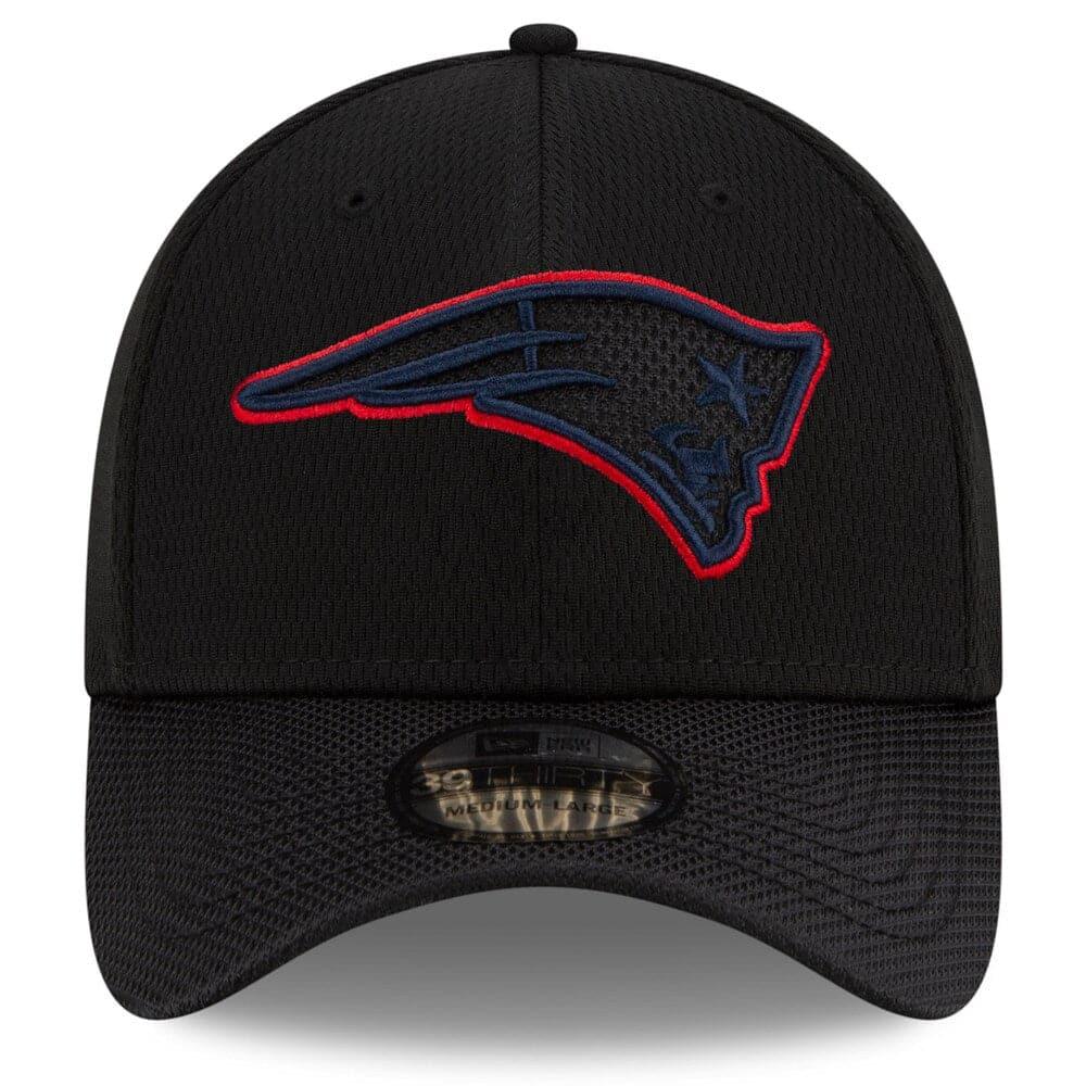 New Era Caps New England Patriots New Era NFL 2021 Sideline Road 39THIRTY Flex Fit Hat - Navy