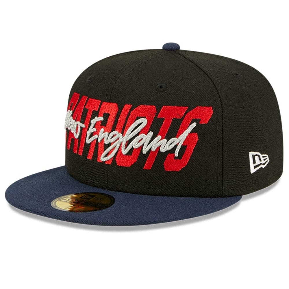 New Era Caps New England Patriots New Era NFL 2022 Draft On-Stage 59FIFTY Fitted Hat - Black