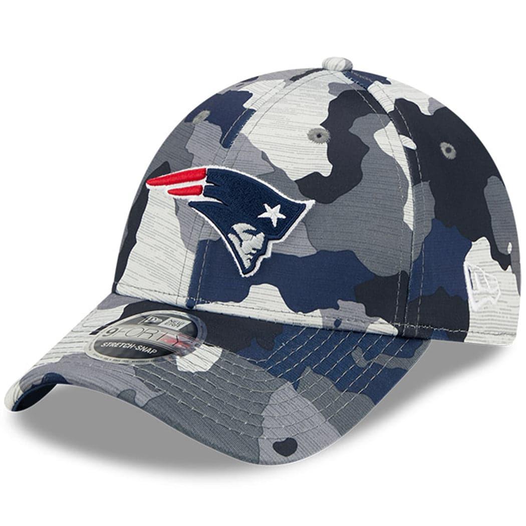 New Era Caps New England Patriots New Era NFL 22 Training Camp 9FORTY Stretch Snap Hat - Camo